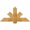 Ekena Millwork Redmond Rough Sawn Timber Gable Bracket, Western Red Cedar, 48"W x 24"H x 2"D x 6"F, 12/12 Pitch GBW048X24X0206RED00RWR - alternate 1